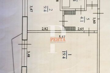 Студия, 37,5 м², 6/9 эт.