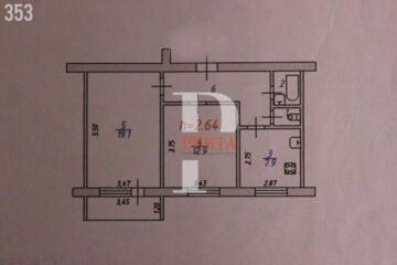 2-к квартира, 51,9 м², 4/9 эт.