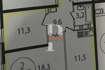 2-к квартира, 56,3 м², 12/16 эт.